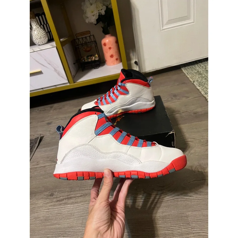Air Jordan 10 Retro Men's City Pack Chicago 310805-114 Size 7